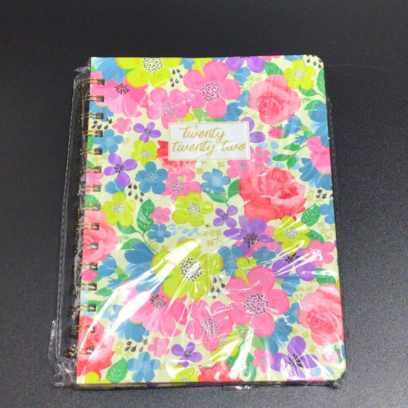 Agenda Planner Monthly Weekly Primrose. Floral, notes, summery 2022 New - Picture 1 of 3
